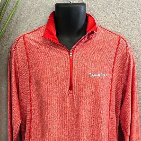 MS16 Antigua raider golf long sleeve half zip shirt - Picture 2 of 12